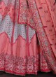 Silk Fabric Multi Color Lehenga Choli With Dupatta